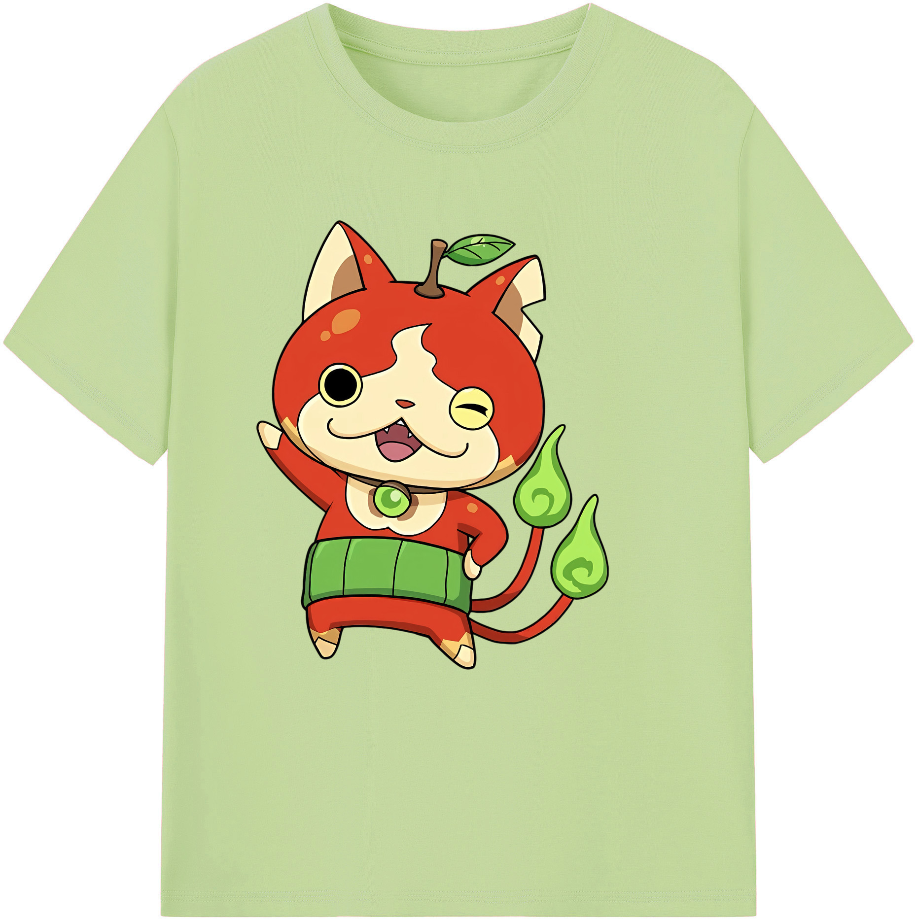 （画像用） 妖怪ウォッチ Yo-kai Watch 綿100％半袖Tシャツ（フロントプリント）